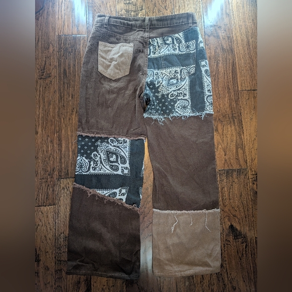 Patchwork Rodeo Country Style Pants - Picture 2 of 6